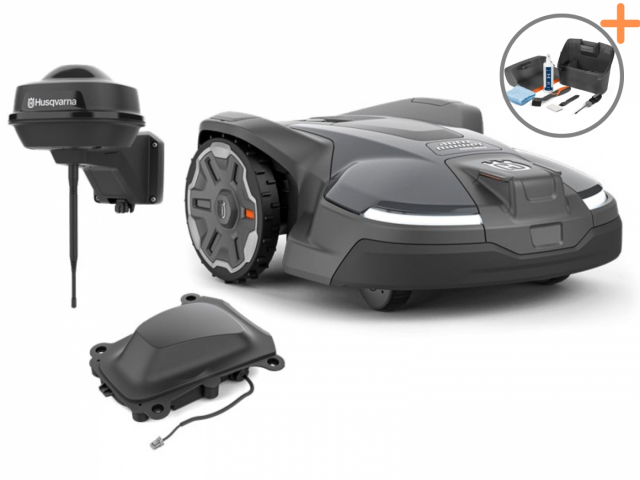 Husqvarna Automower® 450X Nera Mähroboter mit EPOS plug-in kit | Wartungs- und Reinigungsset kostenlos!