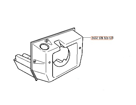 Kraftstofftank Jonsered RS40, RS51, RS52 in der Gruppe  bei GPLSHOP (5020865-03)