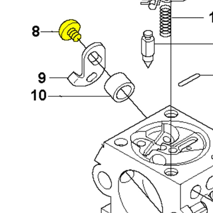 Schraube Choke-Steuerung 5034790-01 in der Gruppe Ersatzteile / Ersatzteile Heckenscheren / Ersatzteile Husqvarna 323HD60 bei GPLSHOP (5034790-01)