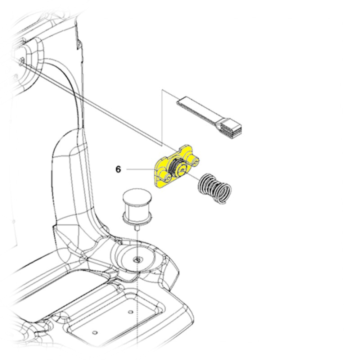 Halter in der Gruppe Ersatzteile / Ersatzteile Laubblasgeräte / Ersatzteile Husqvarna 530BT bei GPLSHOP (5041493-01)