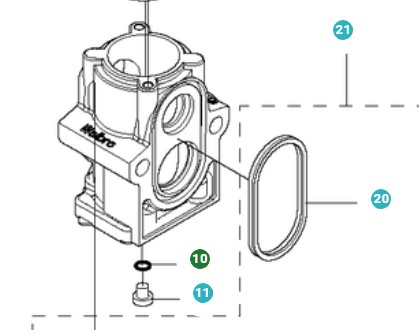 O-Ring in der Gruppe Ersatzteile / Ersatzteile Laubblasgeräte / Ersatzteile Husqvarna 580BTS bei GPLSHOP (5053075-01)