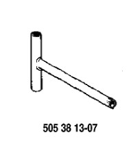 Hylsnyckel 8Mm 5053813-07 in der Gruppe Ersatzteile / Ersatzteile Motorsägen / Ersatzteile Husqvarna 55 bei GPLSHOP (5053813-07)