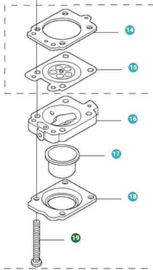 Schrauben in der Gruppe Ersatzteile / Ersatzteile Heckenscheren bei GPLSHOP (5067411-01)