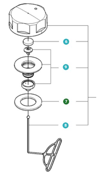 Dichtung in der Gruppe Ersatzteile / Ersatzteile Heckenscheren bei GPLSHOP (5067443-01)