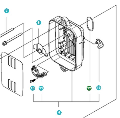 O-Ring in der Gruppe Ersatzteile / Ersatzteile Laubblasgeräte / Ersatzteile Husqvarna 360BT bei GPLSHOP (5122600-01)