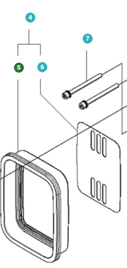 Dichtung in der Gruppe Ersatzteile / Ersatzteile Laubblasgeräte / Ersatzteile Husqvarna 360BT bei GPLSHOP (5122603-01)