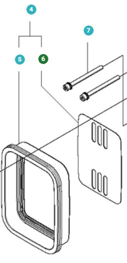 Bildschirm T110882320 in der Gruppe Ersatzteile / Ersatzteile Laubblasgeräte / Ersatzteile Husqvarna 360BT bei GPLSHOP (5122604-01)