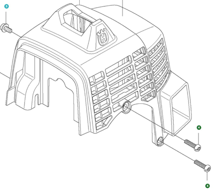 Schrauben in der Gruppe Ersatzteile / Ersatzteile Laubblasgeräte / Ersatzteile Husqvarna 525BX bei GPLSHOP (5218636-01)