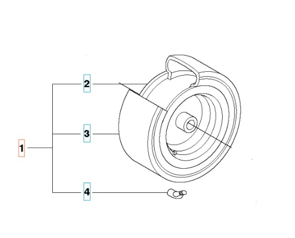 Rad R111B, R111B5, R112C, R112C5, R112iC in der Gruppe Ersatzteile / Ersatzteile Rider / Ersatzteile Husqvarna Rider 112C5 bei GPLSHOP (5255847-01)