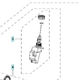 Flasche 5311467-02 in der Gruppe Ersatzteile / Ersatzteile Heckenscheren / Ersatzteile Husqvarna 120iTK4-H bei GPLSHOP (5311467-02)