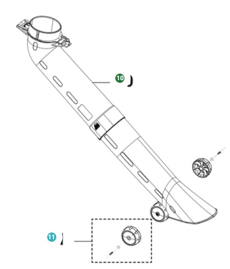 Rohrbaugruppe in der Gruppe Ersatzteile / Ersatzteile Laubblasgeräte / Ersatzteile Husqvarna 120iBV bei GPLSHOP (5311478-74)