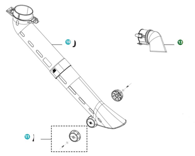 Rohr in der Gruppe Ersatzteile / Ersatzteile Laubblasgeräte / Ersatzteile Husqvarna 120iBV bei GPLSHOP (5311478-78)