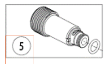 Einlass Wassereinlass 5353891-01 in der Gruppe Ersatzteile / Ersatzteile Hochdruckreiniger / Ersatzteile Husqvarna PW235R bei GPLSHOP (5353891-01)