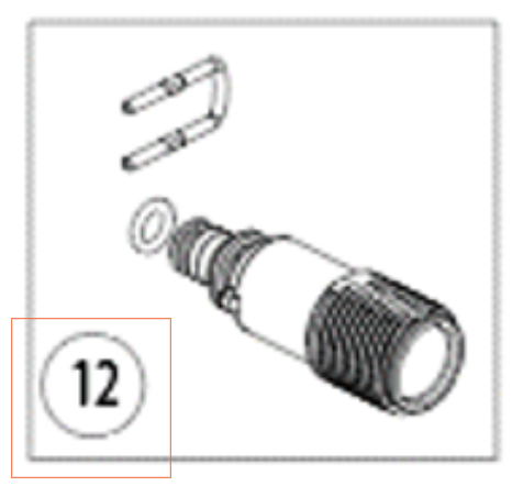 Auslassrohr Wasserauslass 5353915-01 in der Gruppe Ersatzteile / Ersatzteile Hochdruckreiniger / Ersatzteile Husqvarna PW235R bei GPLSHOP (5353915-01)