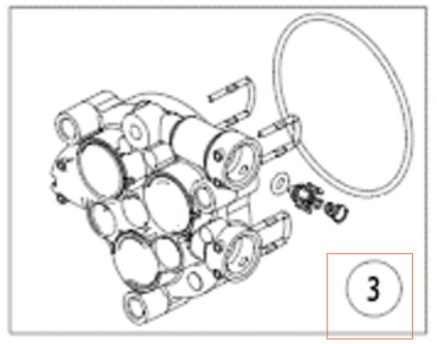 Zylinder Zylinderblock Pw235/ 5363463-01 in der Gruppe Ersatzteile / Ersatzteile Hochdruckreiniger / Ersatzteile Husqvarna PW235R bei GPLSHOP (5363463-01)