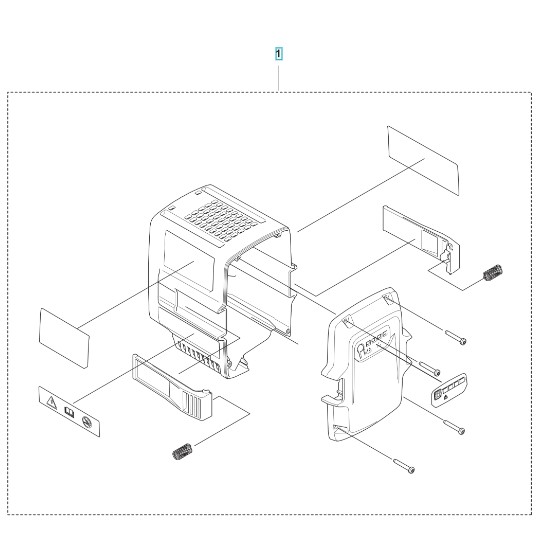 HOUSING ASSY BLi200 SPARE PART in der Gruppe  bei GPLSHOP (5365677-01)