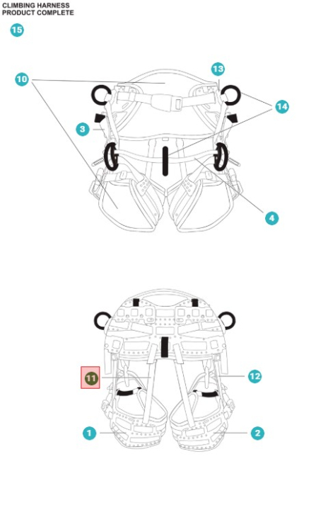 Elastisches Webset Bein/Rücken 5367709-01 in der Gruppe  bei GPLSHOP (5367709-01)