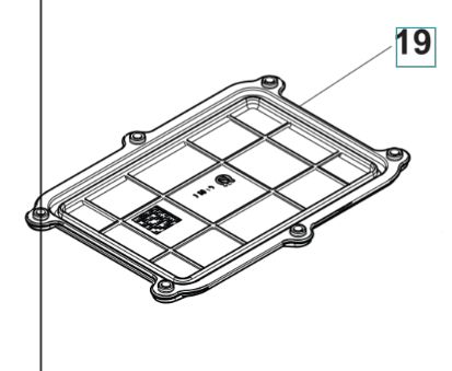 Batteriedeckel - inklusive Dichtung 5367779-01 in der Gruppe  bei GPLSHOP (5367779-01)