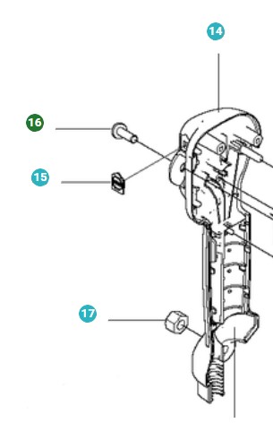 Achszapfen in der Gruppe Ersatzteile / Ersatzteile Laubblasgeräte / Ersatzteile Husqvarna 580BTS bei GPLSHOP (5371412-03)