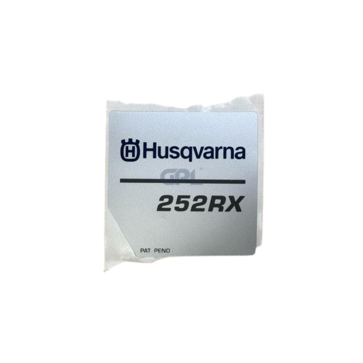 Aufkleber Starter Husqvarna 252RX in der Gruppe Ersatzteile / Ersatzteile Freischneider / Ersatzteile Husqvarna 250RX bei GPLSHOP (5373566-02)