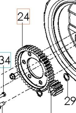 Ritzel, 11 Zähne 5391115-09 in der Gruppe  bei GPLSHOP (5391115-09)