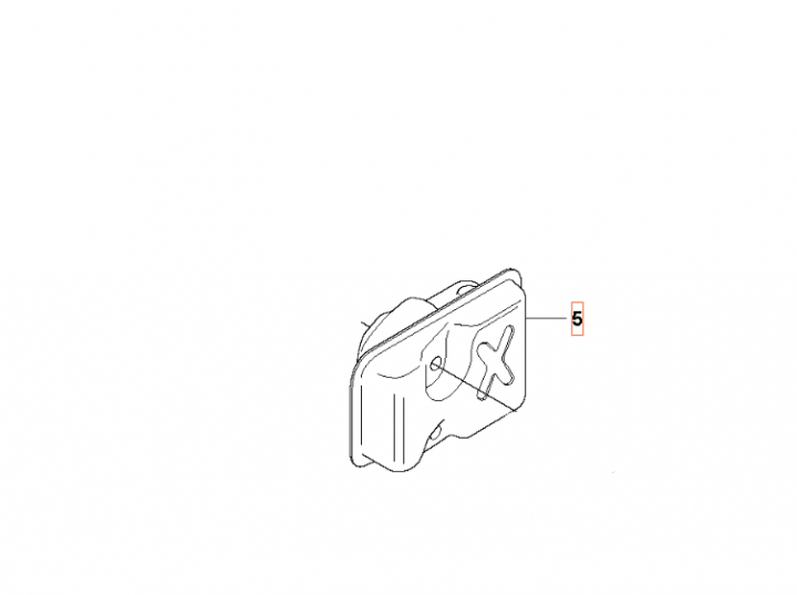 Schalldämpfer in der Gruppe Ersatzteile / Ersatzteile Heckenscheren / Ersatzteile Husqvarna 123HD60 bei GPLSHOP (5443038-01)