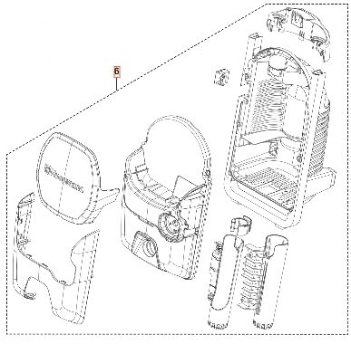 Abdeckungssatz, Pw 130 5460902-01 in der Gruppe Ersatzteile / Ersatzteile Hochdruckreiniger / Ersatzteile Husqvarna PW130 bei GPLSHOP (5460902-01)