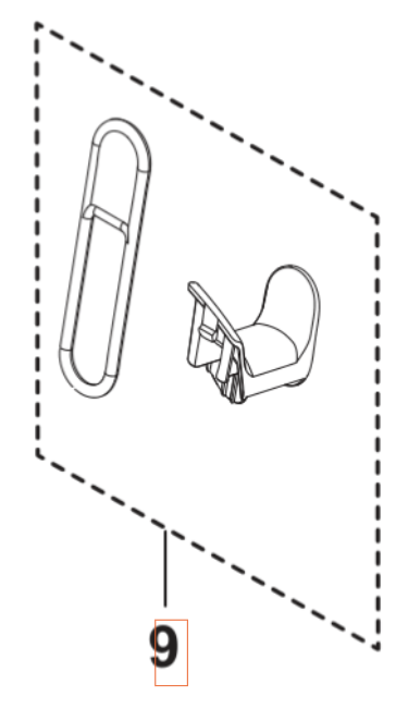 Kabelhaken-Kit 5460905-01 in der Gruppe Ersatzteile / Ersatzteile Hochdruckreiniger / Ersatzteile Husqvarna PW130 bei GPLSHOP (5460905-01)