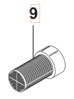 Wasserfilter Sp 5460916-01 in der Gruppe Ersatzteile / Ersatzteile Hochdruckreiniger / Ersatzteile Husqvarna PW240 bei GPLSHOP (5460916-01)