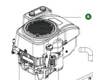 Motor Hs 452E in der Gruppe Ersatzteile / Ersatzteile Rasentraktoren / Ersatzteile Husqvarna TS 114 bei GPLSHOP (5469177-01)