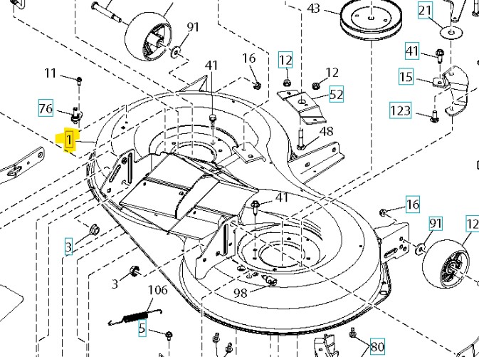 Schneiddäcke TC138, TC138L, TC139T, TC238T in der Gruppe Ersatzteile bei GPLSHOP (5476601-01)