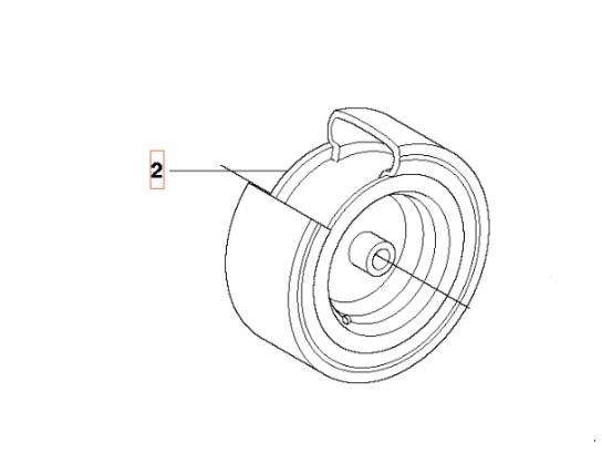 Rand R111B, R111B5, R112C, R112C5, R112iC, FR2311, FR2312 in der Gruppe Ersatzteile / Ersatzteile Rider / Ersatzteile Husqvarna Rider 112C5 bei GPLSHOP (5739816-01)