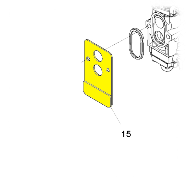 Platte in der Gruppe Ersatzteile / Ersatzteile Laubblasgeräte / Ersatzteile Husqvarna 360BT bei GPLSHOP (5782740-01)