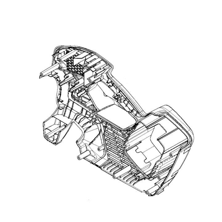 Abdeckung rechts in der Gruppe Ersatzteile / Ersatzteile Laubblasgeräte / Ersatzteile Husqvarna 525iB Mark II bei GPLSHOP (5841573-02)