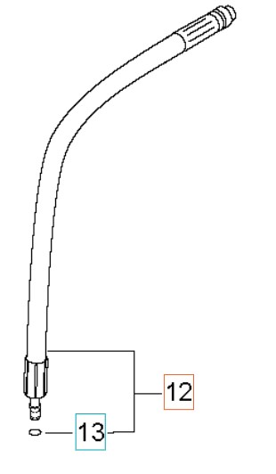 Schlauchverbinder Sp 5926176-13 in der Gruppe Ersatzteile / Ersatzteile Hochdruckreiniger / Ersatzteile Husqvarna PW460 bei GPLSHOP (5926176-13)