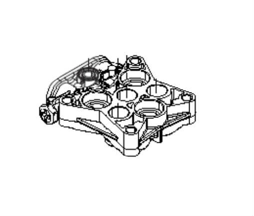 Zylinderkopf 5926176-14 in der Gruppe Ersatzteile / Ersatzteile Hochdruckreiniger / Ersatzteile Husqvarna PW360 bei GPLSHOP (5926176-14)