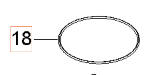 O-Ring 80X2 Nitril 70 Shore 5926176-66 in der Gruppe Ersatzteile / Ersatzteile Hochdruckreiniger / Ersatzteile Husqvarna PW490 bei GPLSHOP (5926176-66)