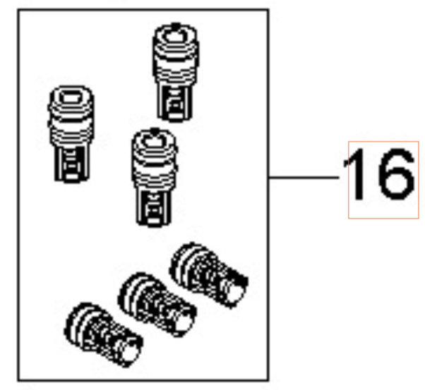 Ansaugventil Und Druckauswahl 5926176-99 in der Gruppe Ersatzteile / Ersatzteile Hochdruckreiniger / Ersatzteile Husqvarna PW235R bei GPLSHOP (5926176-99)