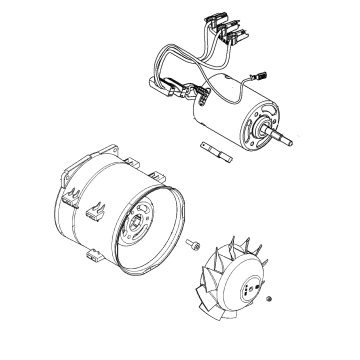 Motorbausatz in der Gruppe Ersatzteile / Ersatzteile Laubblasgeräte / Ersatzteile Husqvarna 436LiB bei GPLSHOP (5940830-01)