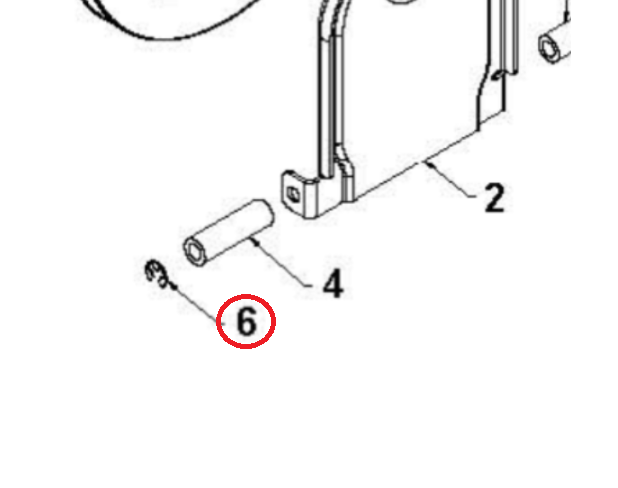 Haltering E-Ring 5958411-01 in der Gruppe  bei GPLSHOP (5958411-01)