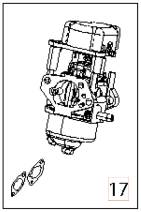 Vergaser 5973821-01 in der Gruppe Ersatzteile / Vergaser bei GPLSHOP (5973821-01)