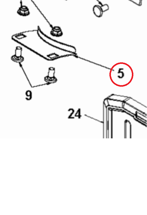 Halterung, Halterung, Eckschalen 5974330-02 in der Gruppe  bei GPLSHOP (5974330-02)