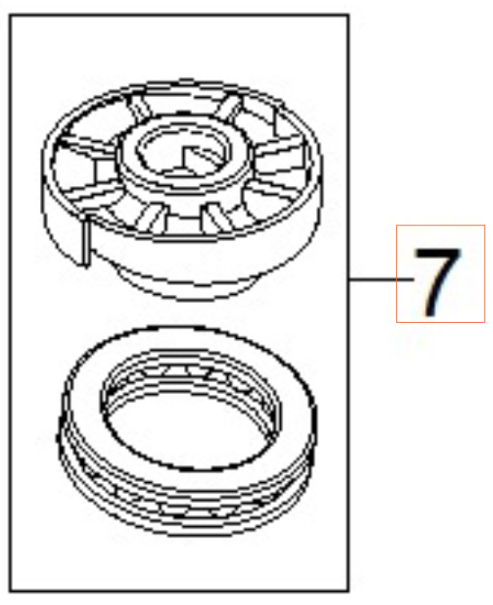 Scheibe Wobble Disc 8.1 Deg 5976470-01 in der Gruppe Ersatzteile / Ersatzteile Hochdruckreiniger / Ersatzteile Husqvarna PW235R bei GPLSHOP (5976470-01)