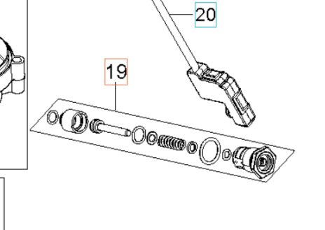 Start Stop System Pw 5985275-01 in der Gruppe Ersatzteile / Ersatzteile Hochdruckreiniger / Ersatzteile Husqvarna PW360 bei GPLSHOP (5985275-01)