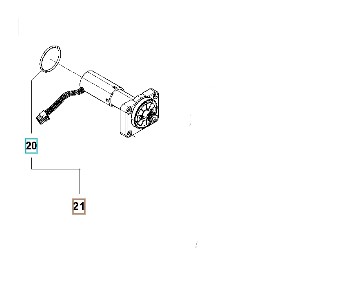 Radmotor Automower 550 in der Gruppe Ersatzteile Roboter Rasenmäher / Ersatzteile Husqvarna Automower® 550 / Automower 550 - 2023 bei GPLSHOP (5996593-02)