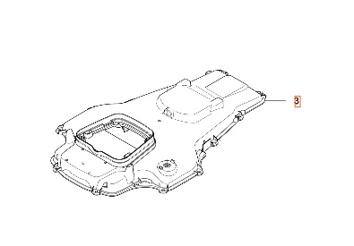 Chassis-Oberteil Nera in der Gruppe Ersatzteile Roboter Rasenmäher / Ersatzteile Husqvarna Automower® 450X Nera / Automower 450X Nera - 2023 bei GPLSHOP (5999098-01)