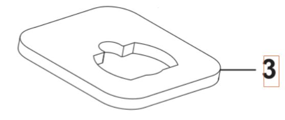 Dichtungsschaum-Motorabdeckung 5460899-01