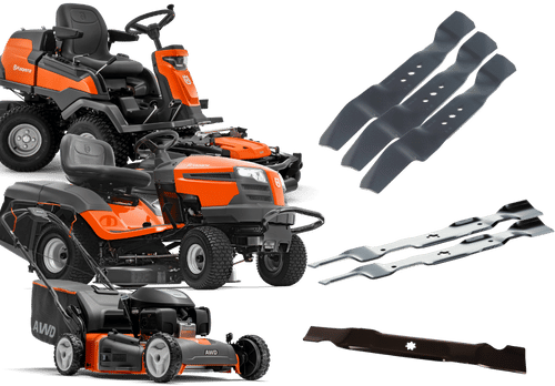 Husqvarna lawn mowers(Rider, tractor and walkbehind mower) with spare blades