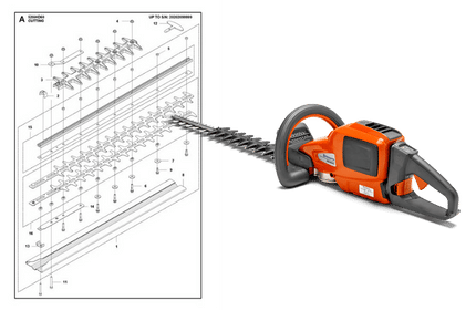 Husqvarna 520iHD60 med sprängskiss